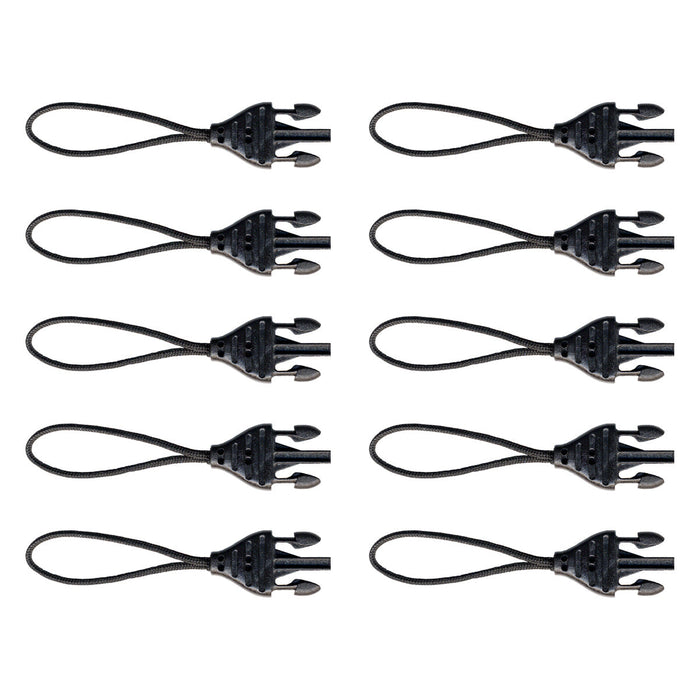 Lot de 10 mini connecteurs à boucle QD - (3/8")